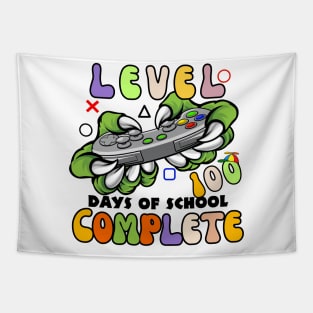 Level 100 Days Of School Unlocked Boys 100th Day Of School Tapestry