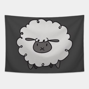 Fluffy White Sheep Tapestry