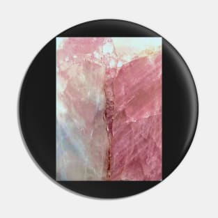 PINK CORAL ROSE ROCK GEMSTONE MARBLE PEARL  QUARTZ GREY GEOMETRIC ABSTRACT Pin