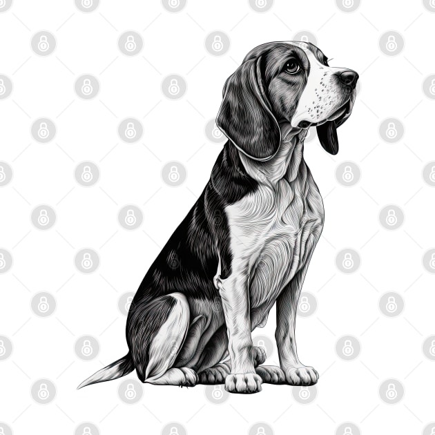 B&W Beagle by JayD World