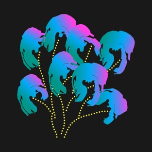 Fantasy flower vector T-Shirt