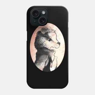 19th century badger -  fantasy inspired art and designs Phone Case