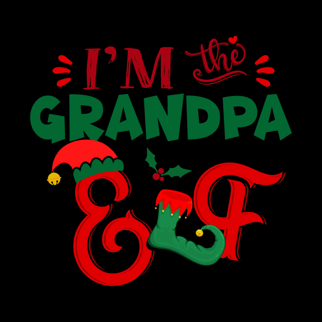 Awesome i’m the grandpa elf christmas family matching by Magazine