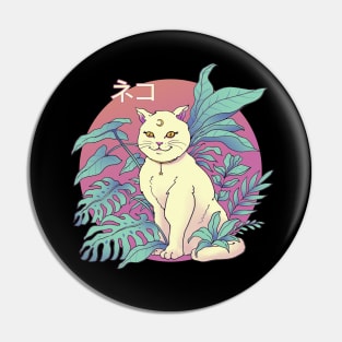 Vapor Cat Pin