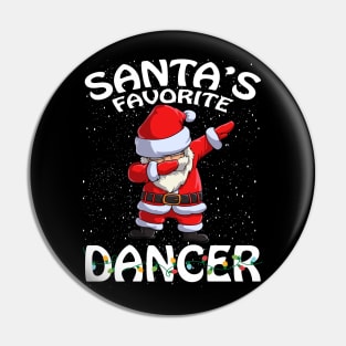 Santas Favorite Dancer Christmas Pin