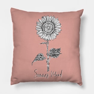 Sunflower - Summer Mood. Pillow