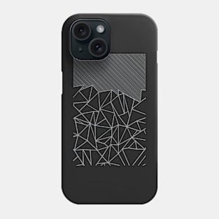 Ab Lines 45 Black and Grey Phone Case
