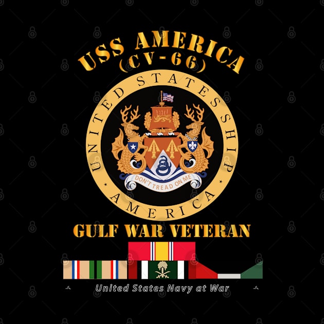 USS America (CV-66) - Gulf War Vet w Gulf  War SVC by twix123844