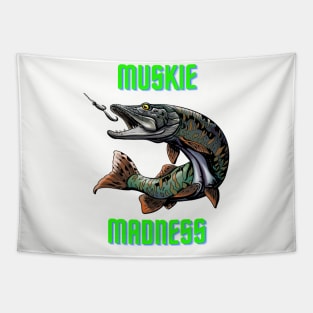 Muskie madness Tapestry