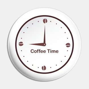 It is the Coffee time - I love Coffee Pin