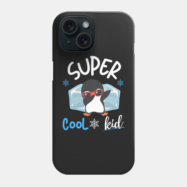 super cool kid penguin Phone Case by HyzoArt