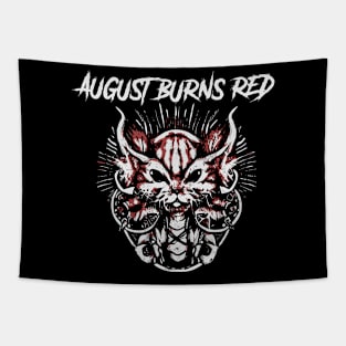 august burn reds dark fox Tapestry