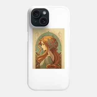 Rapunzel - Art Nouveau Phone Case