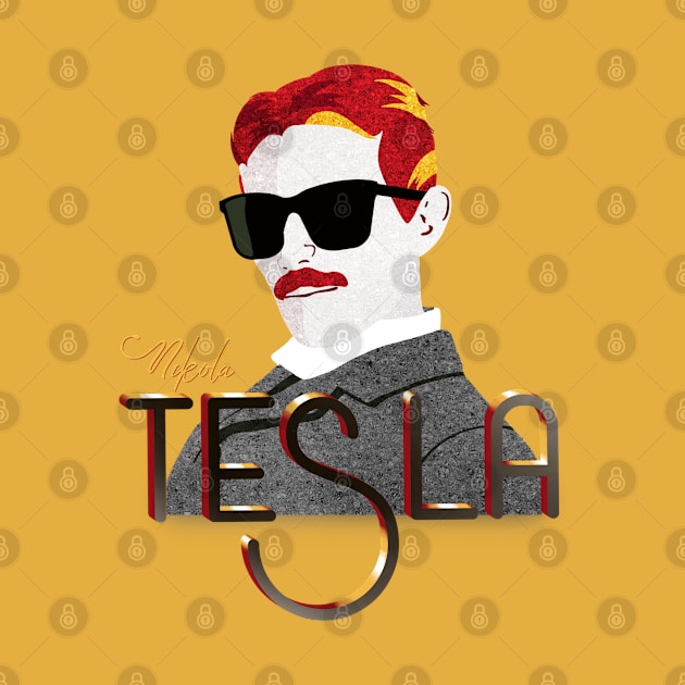 Nikola Tesla Shades by ScienceNStuffStudio