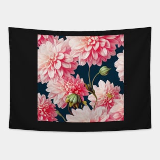 Pink Dahlia Tapestry