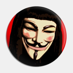 guy fawkes Pin