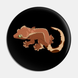 Crested Gecko Pin