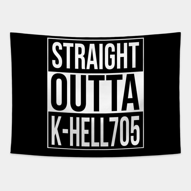 Straight Outta KHell705 Tapestry by TriTownLocos