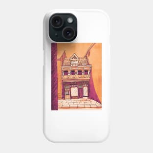 Cafe on the Corner B Phone Case