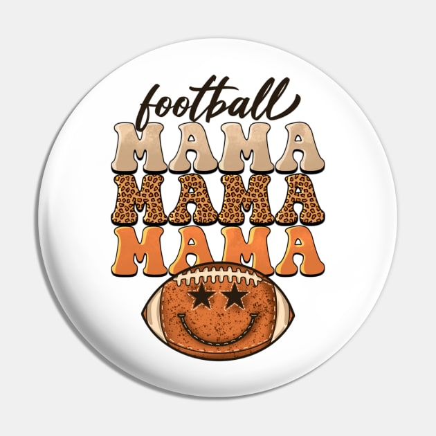 Football Mama Pin by onazila pixel