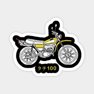 Vintage Dirt Bike Magnet