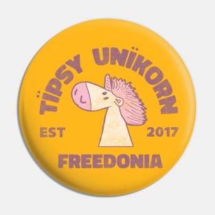 Tipsy Unikorn Pin