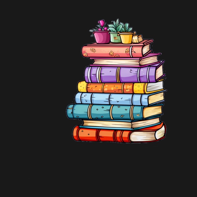 Pile of Books by VirtualArtGuy