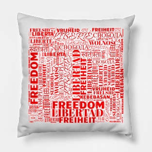 freedom - educational - human rights Pillow