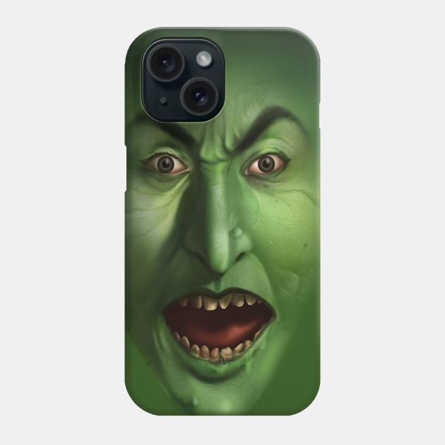 Green witch Phone Case by lidijaarts