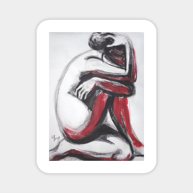 I Am Not In Love - Female Nude Magnet by CarmenT