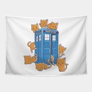 Cats Cabin Tapestry