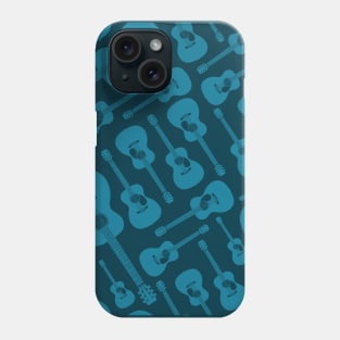 Acoustic Guitar Seamless Pattern Phone Case