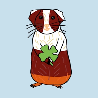 Guinea Pig with shamrock T-Shirt