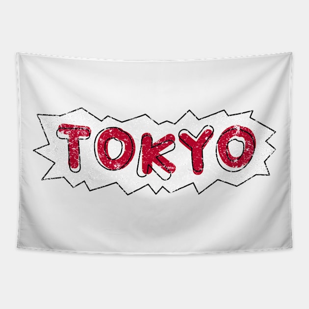 Tokyo city Japan Tapestry by Polikarp308