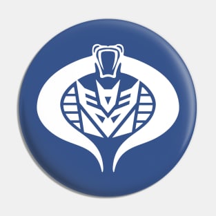 Cobra Decepticon Pin