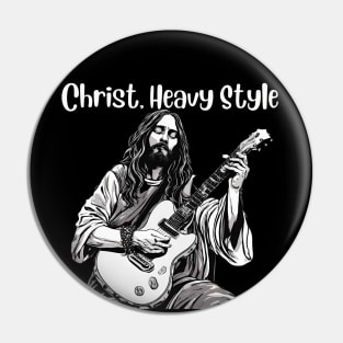 Jesus Meme | Christ, heavy style Pin