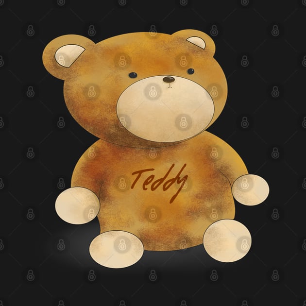 Teddy Stuffed Bear by Hudkins