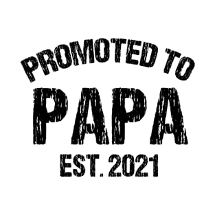 Promoted to Papa Est 2021 T-Shirt