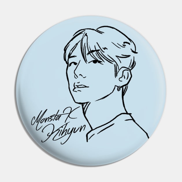 MONSTA X Kihyun Bias Pin by KPOPBADA