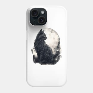 Feline Moonlight Phone Case