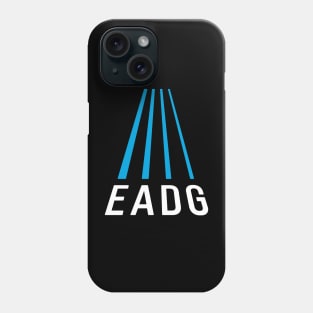 Bass Player Gift - EADG 4 String Bass Guitar Perspective Phone Case