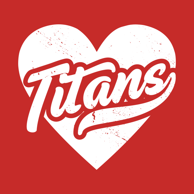 Vintage Titans School Spirit // High School Football Mascot // Go Titans by SLAG_Creative