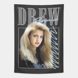 Drew Barrymore / 90s Retro Aesthetic Design Tapestry
