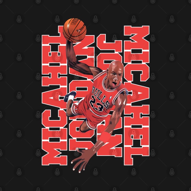 Michael Jordan Slam Dunk Style by SmartLegion