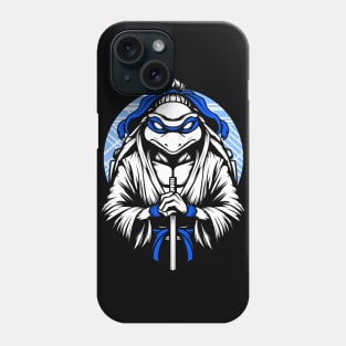 Great Turtle Samurai White Phone Case