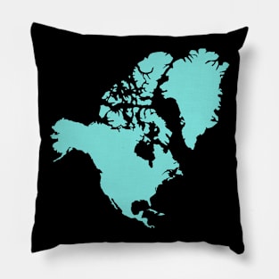 United States Map Design Pillow