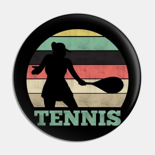 Tennis Retro Vintage Pin