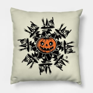 Vintage Season of the Witch Halloween Pillow