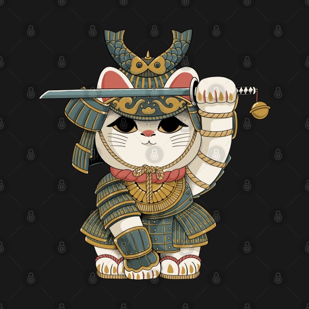 Lucky Cat Samurai by ppmid