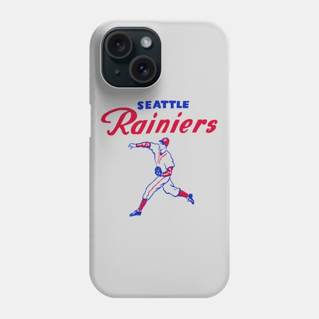 Defunct Seattle Rainiers Baseball 1920 Phone Case by LocalZonly